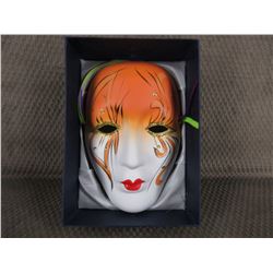 Painted Ceramic Face Mask - Wall Décor
