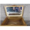 Image 3 : Wood Box with Mirror in Lid