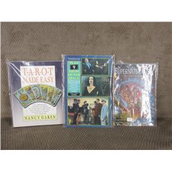 3 - Books Supernaturalist, Planet 9, Tarot Made Easy