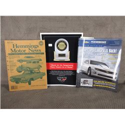 Hemmings Motor News 2004, GM Performance Catalog 2012, Corvette JD Power Decal
