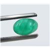 Image 1 : 1.93 Carat Cabochon Oval Emerald