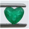 Image 1 : 1.47 Carat Heart-Shaped Emerald