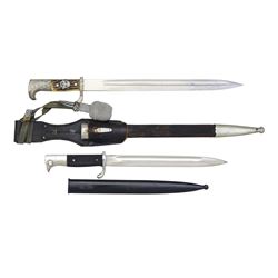 2 WWII GERMAN DRESS BAYONETS.