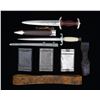 Image 2 : 2 WWII GERMAN DAGGERS, ARMY BELT, FROG & 3 K98