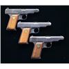 Image 1 : 3 ERFURT ORTGIES SEMI AUTO PISTOLS.