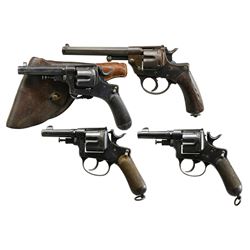 4 ITALIAN SERVICE REVOLVERS.