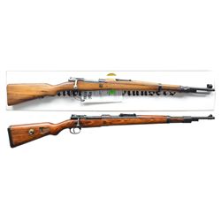 2 BOLT ACTION MAUSER MILITARY RIFLES.