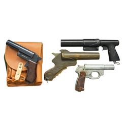 4 COLLECTIBLE FLARE GUNS.