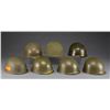 Image 1 : 7 US M1 HELMET LINERS.