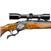Image 3 : RUGER NO. 1 RIFLE PROFUSELY ENGRAVED & SILVER