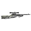 Image 1 : BLUED MINI 14 RIFLE W/ CAMO STOCK.