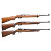 Image 1 : 3 RUGER MODEL 10/22 SEMI-AUTO RIFLES.