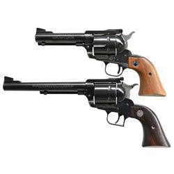 2 RUGER BLACKHAWK PISTOLS.