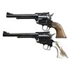 Image 1 : PAIR OF RUGER BLACKHAWK SINGLE ACTION REVOLVERS.