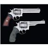 Image 2 : 2 DBL. ACTION RUGER REVOLVERS; 1 REDHAWK .44 MAG &