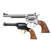Image 1 : 2 RUGER SA REVOLVERS: BEARCAT & NM SINGLE-SIX.