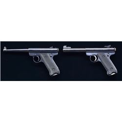 2 RUGER RIMFIRE TARGET PISTOLS.