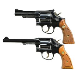 SMITH & WESSON 15-3 & 10-3 DA REVOLVERS.