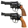 Image 1 : 2 SMITH & WESSON MODEL 15 DA REVOLVERS.
