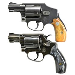 SMITH & WESSON 40 CENTENNIAL & 36 DA REVOLVERS.