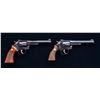 Image 2 : 2 SMITH & WESSON K22 MASTERPIECE DA REVOLVERS.
