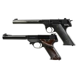 2 HI STANDARD SEMI AUTO PISTOLS.