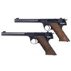 Image 1 : 2 HI-STANDARD H-D MILITARY SEMI-AUTO PISTOLS.