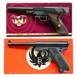 2 AMERICAN SEMI AUTO TARGET PISTOLS.