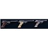 Image 2 : 3 HIGH STANDARD SEMI AUTO PISTOLS.
