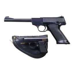2 BELIGUM BROWNING SEMI-AUTO PISTOLS.