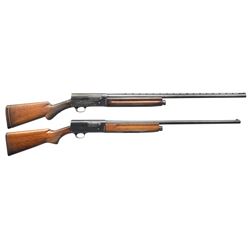 BROWNING A5 & SAVAGE AUTOMATIC SEMI AUTO SHOTGUNS.