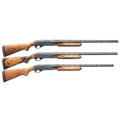 3 REMINGTON 870 EXPRESS MAGNUM PUMP SHOTGUNS.