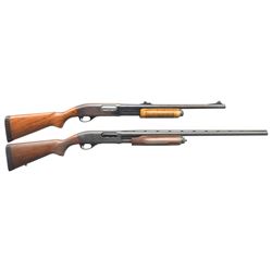 2 REMINGTON 870 PUMP ACTION SHOTGUNS.