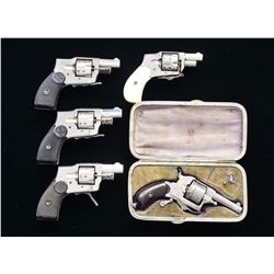 5 FOLDING TRIGGER POCKET/PURSE PISTOLS.