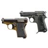 Image 1 : 2 BERETTA SEMI-AUTO PISTOLS; MODELS 21 & 1935.