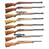 Image 1 : LARGE GROUP OF 8 - 22 SEMI AUTO RIFLES.