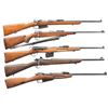 Image 1 : 5 SPORTERIZED MILITARY RIFLES.