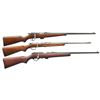 Image 1 : 2 BOLT ACTION 22 RIFLES & ONE 25-20.