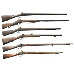 6 PERCUSSION LONGARMS.