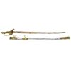 Image 1 : PRESENTATION GRADE STAFF & FIELD OFFICER SWORD.