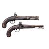 Image 2 : 2 A. WATERS MODEL 1836 US PISTOLS.