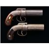 Image 2 : 2 ALLEN & THURBER WORCESTER PEPPERBOX PISTOLS.