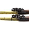Image 7 : ATTRACTIVE PAIR OF BRASS BARRELED, BRASS FRAMED