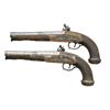 Image 2 : MATCHED PAIR OF EUROPEAN FLINTLOCK PISTOLS.