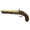 Image 2 : R.S. CLARK EXTRA BRASS BARREL PERCUSSION PISTOL.