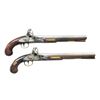 Image 1 : ELEGANT PAIR OF FLINTLOCK PISTOLS CARRIED BY