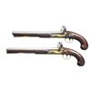 Image 2 : ELEGANT PAIR OF FLINTLOCK PISTOLS CARRIED BY