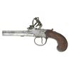 Image 1 : 3 BOXLOCK FLINTLOCK POCKET PISTOLS.