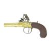 Image 2 : 3 BOXLOCK FLINTLOCK POCKET PISTOLS.