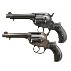 2 COLT 1877 "THUNDERER" DA REVOLVERS.